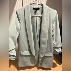 Forever 21 Green Blazer Suit Jacket